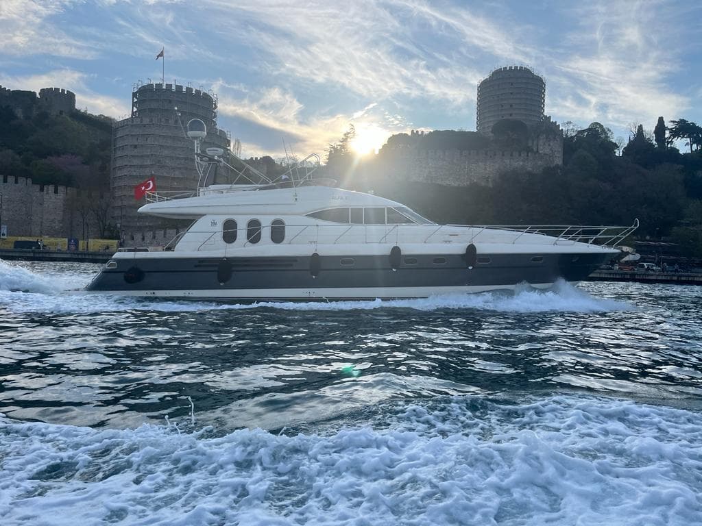 yacht on the bosphorus